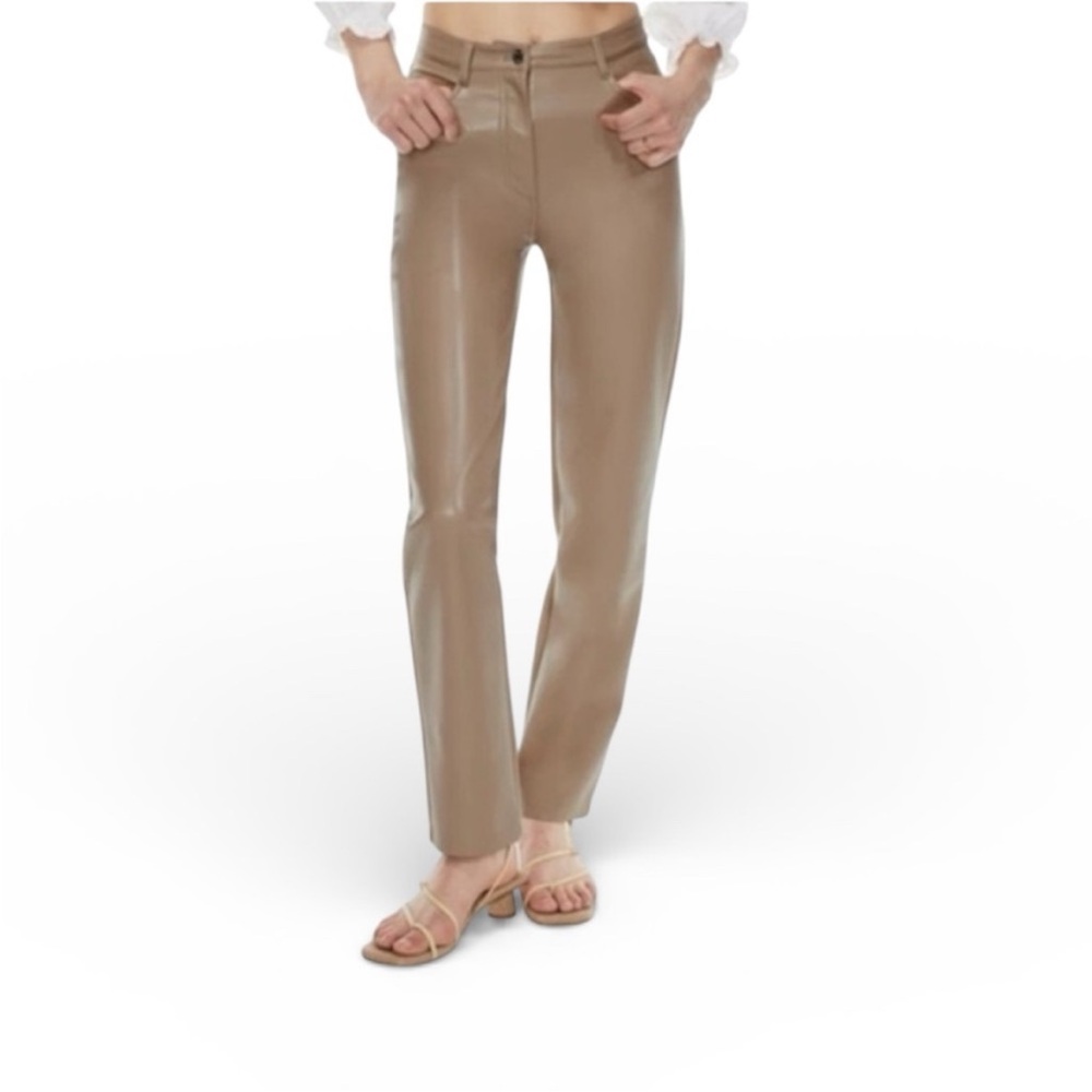 Wilfred The Melina Pant Shitake Vegan Leather Pants Size 4